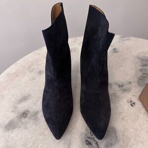ISABEL MARANT Delf ankle boots in black midnight suede, size 39 ~ worn once!